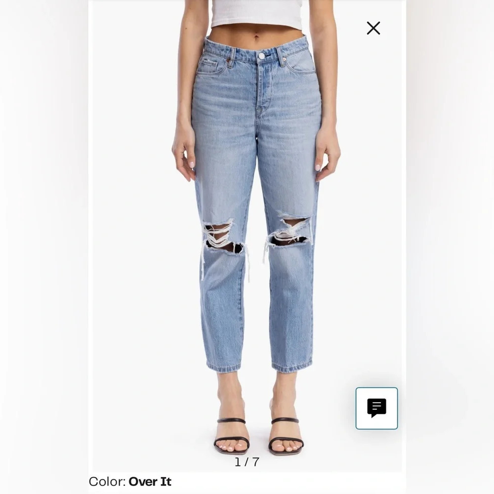 NWT blank NYC ripped jeans The Baxter ribcage straight leg 25 in Over It.